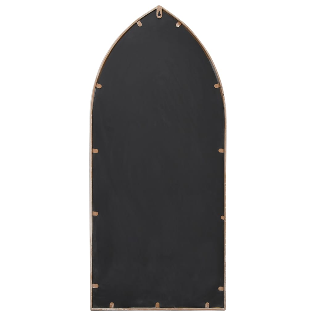 Specchio da Giardino Sabbia 100x45 cm in Ferro per Uso Esterno