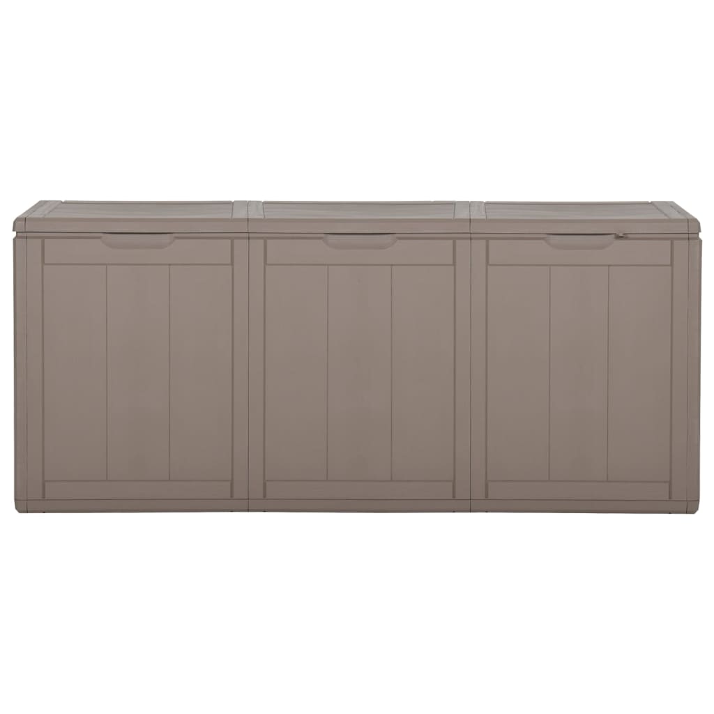 Baule da Giardino 270 L Marrone in Rattan PP