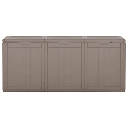 Baule da Giardino 270 L Marrone in Rattan PP