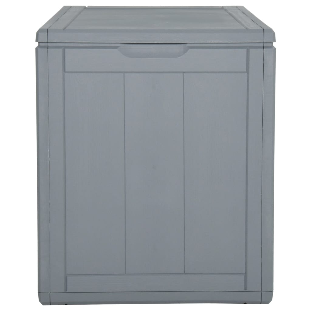 Baule da Giardino 90 L Grigio in Rattan PP