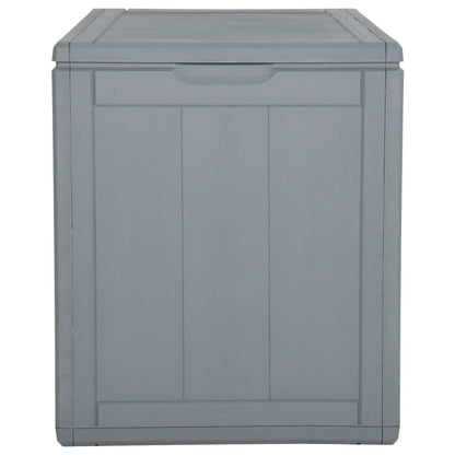 Baule da Giardino 90 L Grigio in Rattan PP