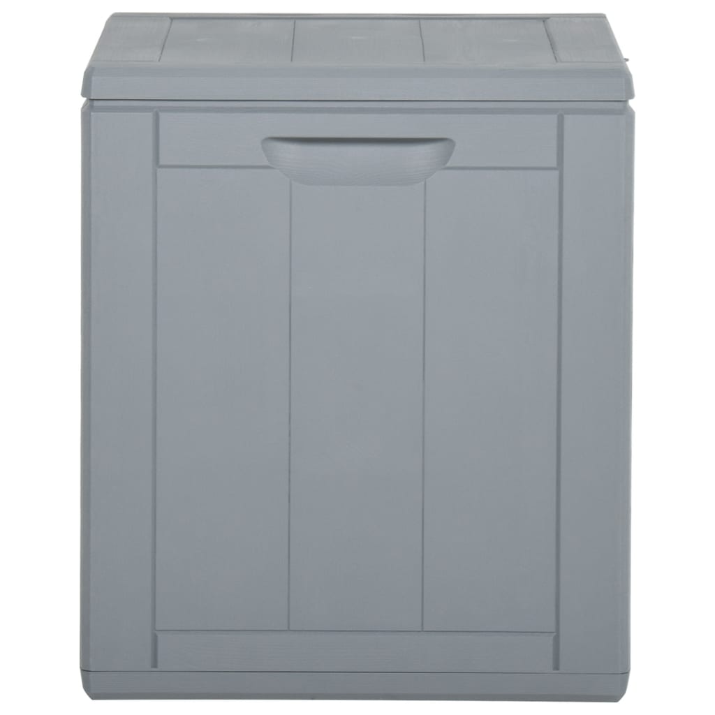 Baule da Giardino 90 L Grigio in Rattan PP