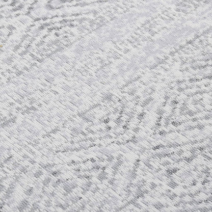 Tappeto Grigio Chiaro 120x180 cm in Cotone