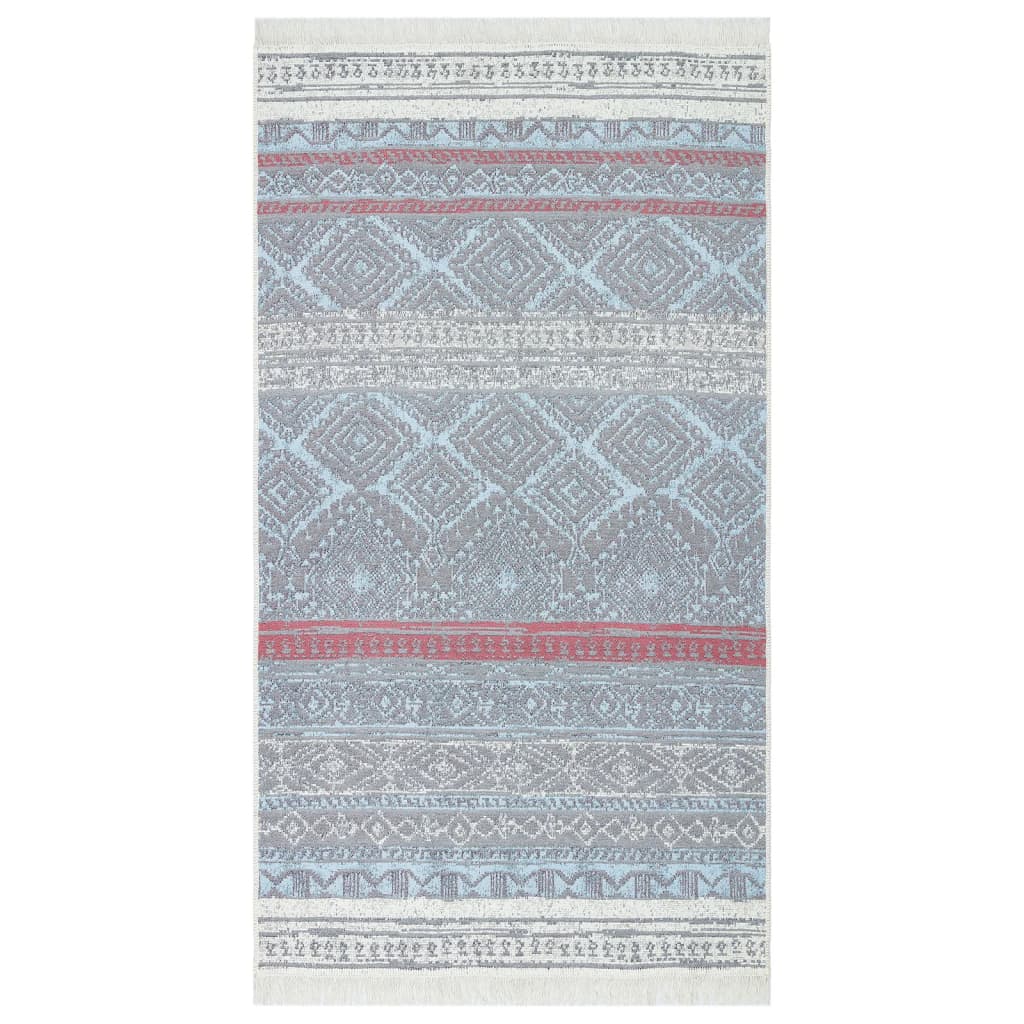 Tappeto Rosa e Acqua 120x180 cm in Cotone