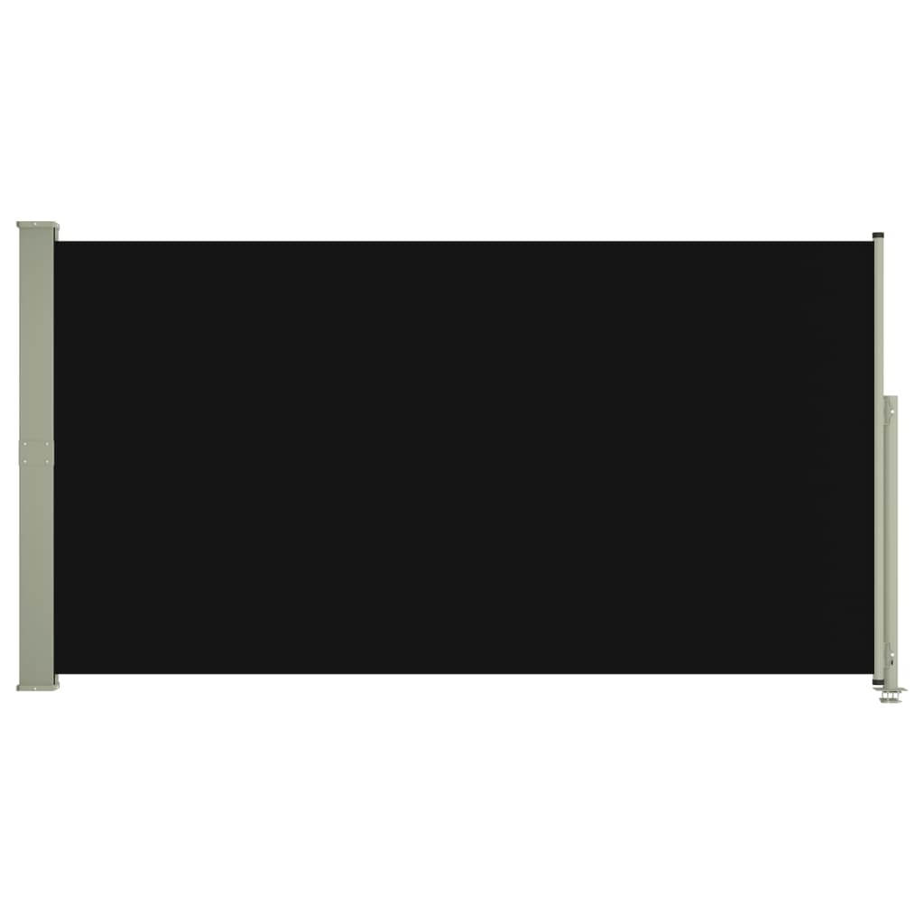 Tenda Laterale Retrattile per Patio 160x300 cm Nera