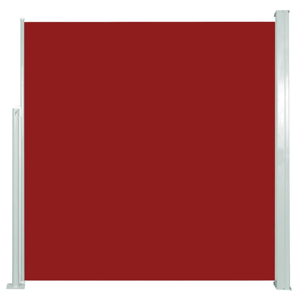 Tenda Laterale Retrattile per Patio 140x300 cm Rossa