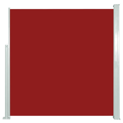 Tenda Laterale Retrattile per Patio 140x300 cm Rossa