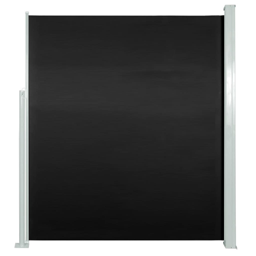 Tenda Laterale Retrattile per Patio 160x300 cm Nera