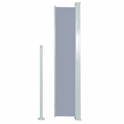 Tenda Laterale Retrattile per Patio 160x300 cm Grigia