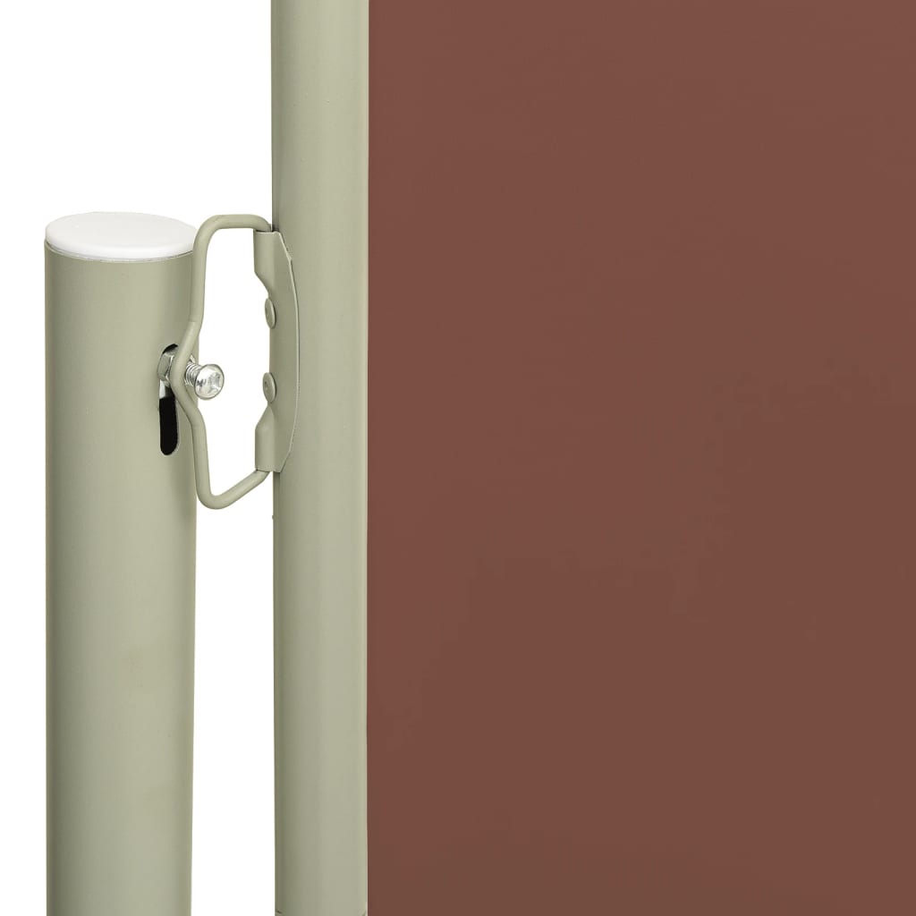 Tenda Laterale Retrattile per Patio 200x300 cm Marrone