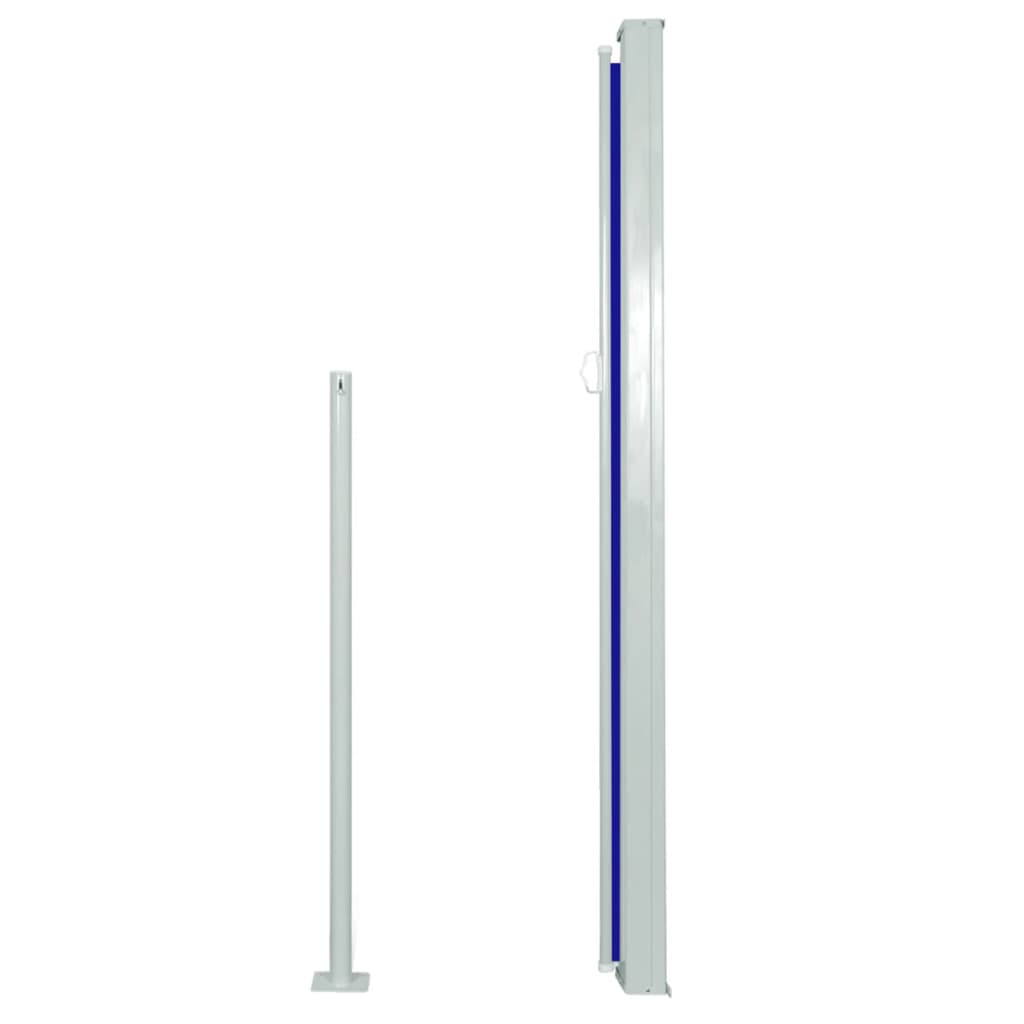 Tenda Laterale Retrattile per Patio 160x500 cm Blu