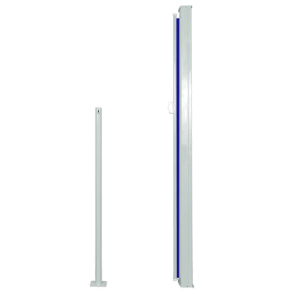 Tenda Laterale Retrattile per Patio 160x500 cm Blu