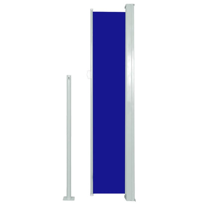 Tenda Laterale Retrattile per Patio 160x500 cm Blu