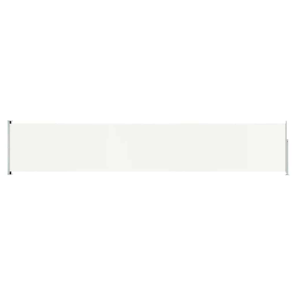 Tenda Laterale Retrattile per Patio 117x600 cm Crema