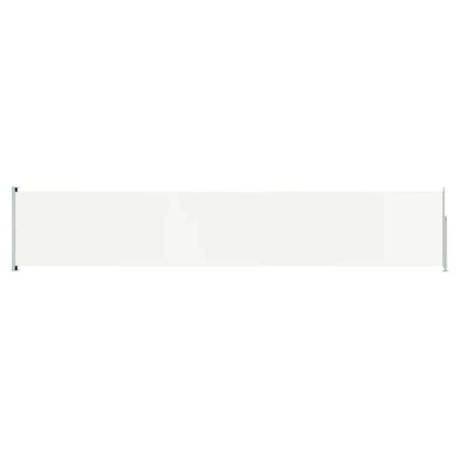 Tenda Laterale Retrattile per Patio 117x600 cm Crema