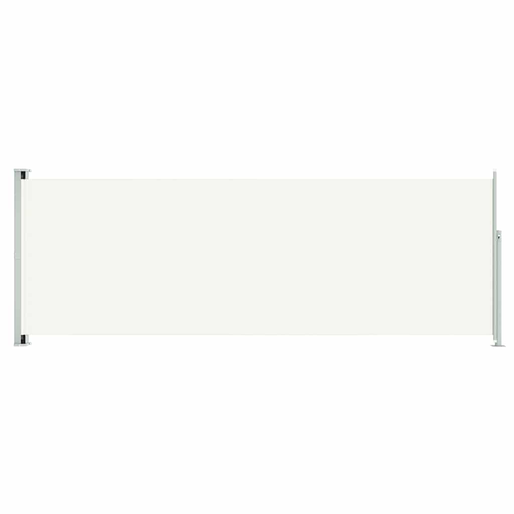 Tenda Laterale Retrattile per Patio 220x600 cm Crema