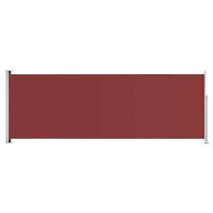 Tenda Laterale Retrattile per Patio 220x600 cm Rossa