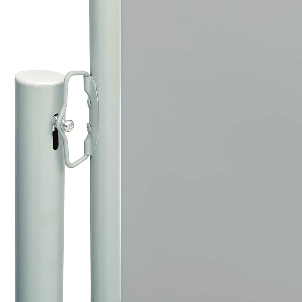 Tenda Laterale Retrattile per Patio 220x600 cm Grigia