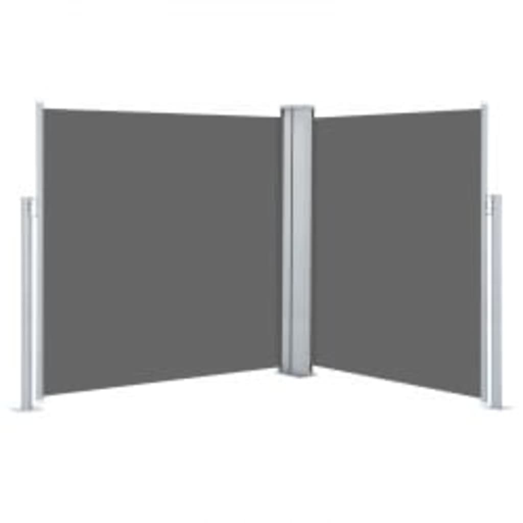Tenda da Sole Laterale Retrattile Antracite 160x600 cm