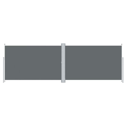Tenda da Sole Laterale Retrattile Antracite 200x600 cm