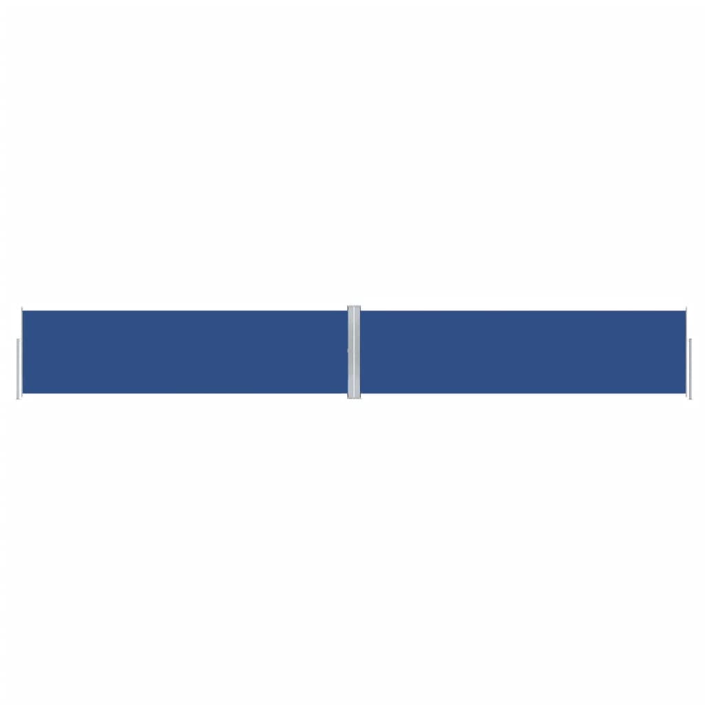 Tenda Laterale Retrattile Blu 140x1000 cm