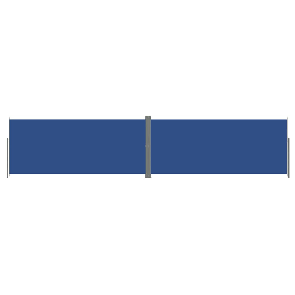 Tenda da Sole Laterale Retrattile Blu 220x1000 cm