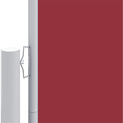 Tenda Laterale Retrattile Rossa 117x1200 cm