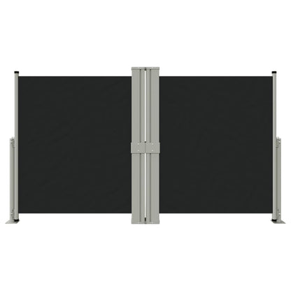 Tenda da Sole Laterale Retrattile Nera 140x1200 cm