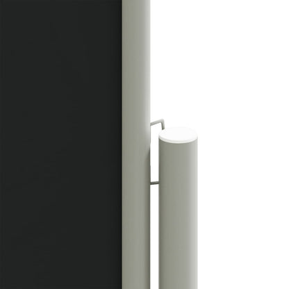 Tenda da Sole Laterale Retrattile Nera 140x1200 cm