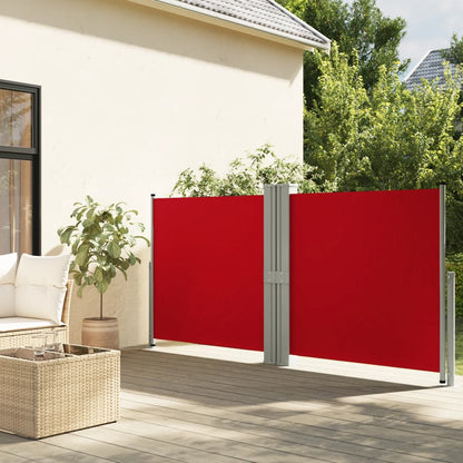 Tenda Laterale Retrattile Rossa 140x1200 cm