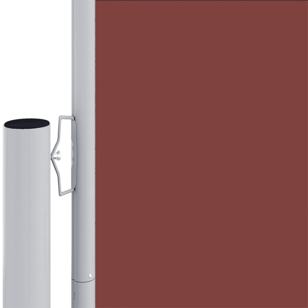 Tenda da Sole Laterale Retrattile Marrone 180x1200 cm