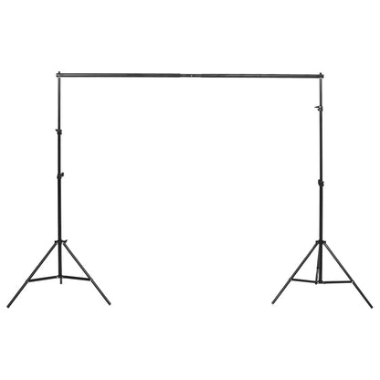 Kit di Illuminazione da Studio con Fondali e Ombrelli