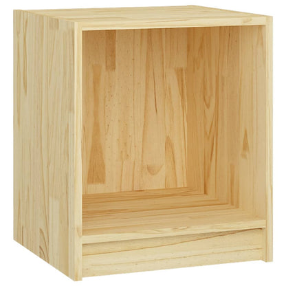 Comodino 35,5x33,5x41,5 cm in Legno Massello di Pino