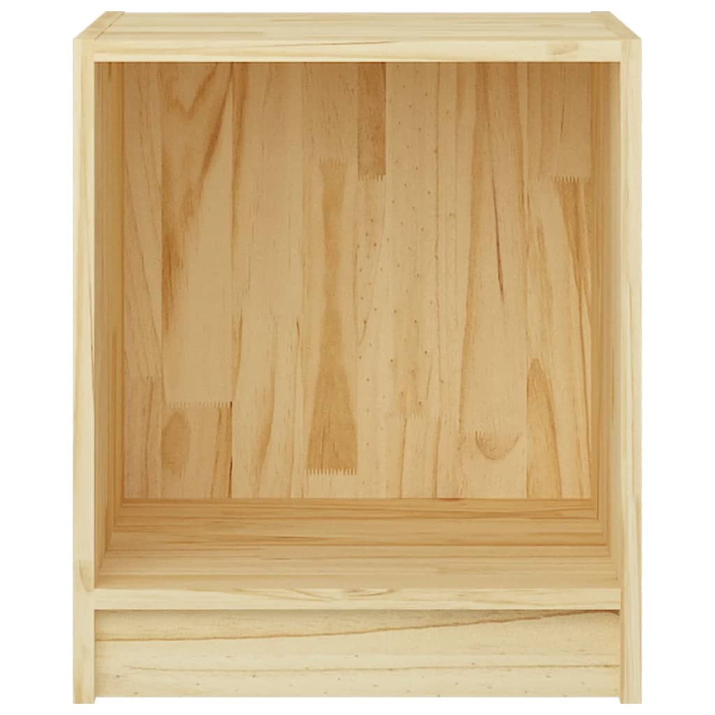 Comodino 35,5x33,5x41,5 cm in Legno Massello di Pino