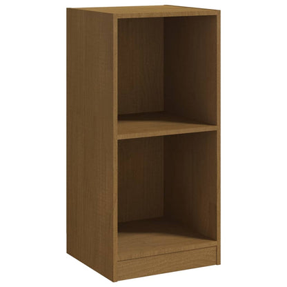 Credenza Marrone Ambra 35,5x33,5x76cm in Legno Massello di Pino