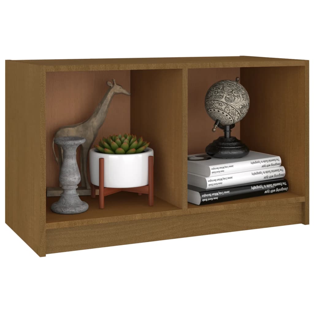 Mobile Porta TV Ambra 70x33x42 cm in Legno Massello di Pino