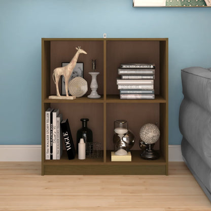 Credenza Marrone Ambra 70x33x76 cm in Legno Massello di Pino