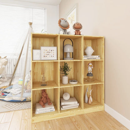 Libreria/Divisorio 104x33,5x110 cm in Legno Massello di Pino