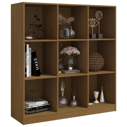 Libreria/Divisorio Marrone 104x33,5x110 cm in Massello di Pino