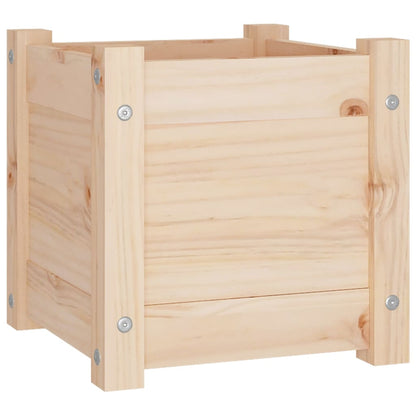 Fioriere da Giardino 2 pz 31x31x31 cm in Legno Massello di Pino
