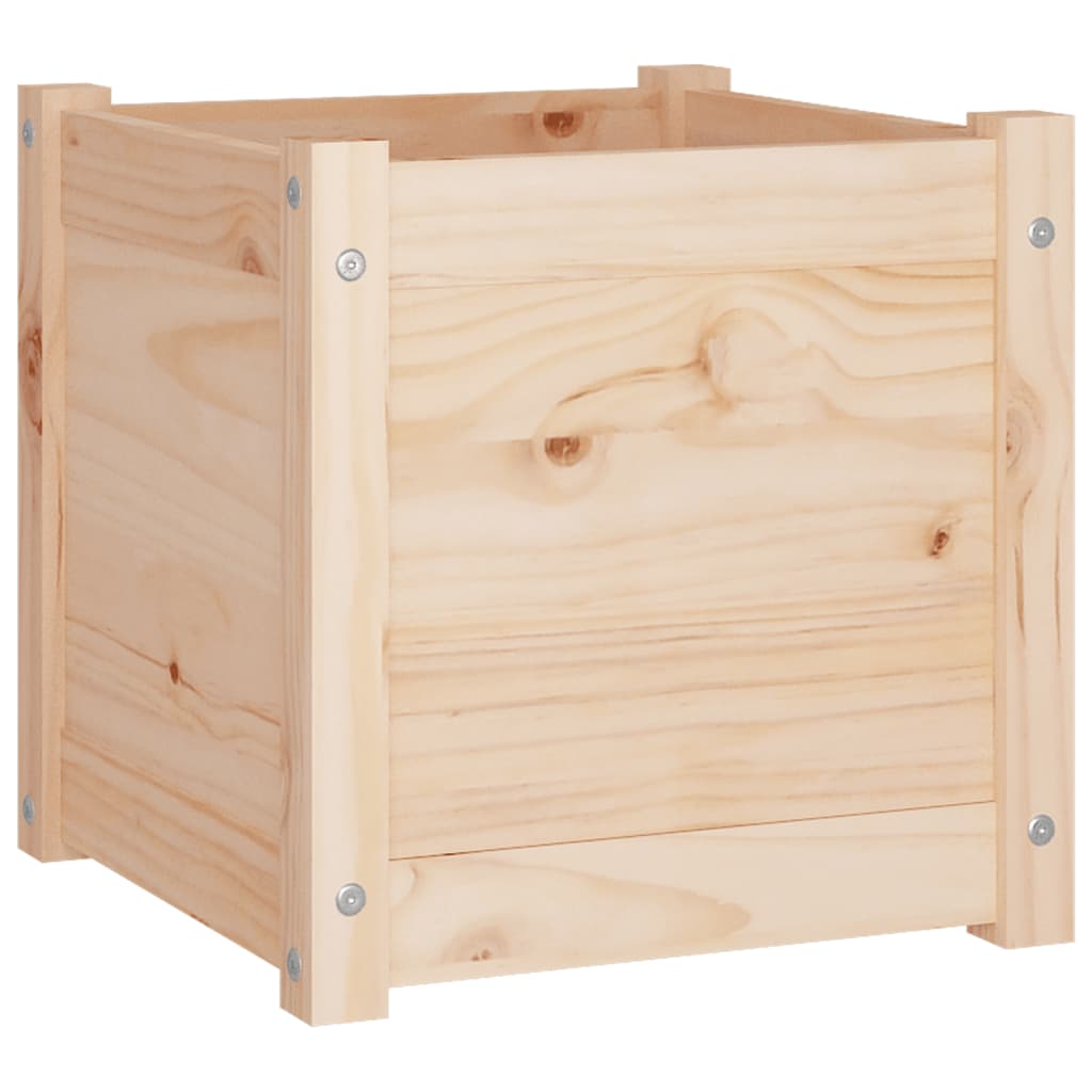 Fioriere da Giardino 2 pz 40x40x40 cm Legno Massello di Pino