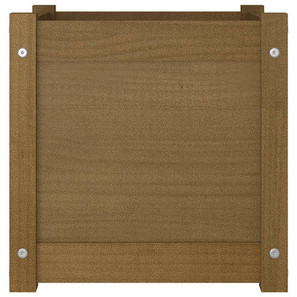 Fioriera da Giardino Ambra 40x40x78 cm Legno Massello di Pino