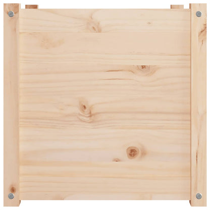 Fioriere da Giardino 2 pz 50x50x50 cm in Legno Massello di Pino