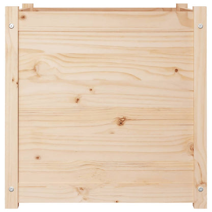 Fioriera da Giardino 60x60x60 cm in Legno Massello Di Pino