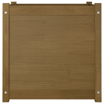 Fioriere 2 pz Ambra 60x60x60 cm in Legno Massello di Pino