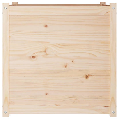 Fioriera da Giardino 70x70x70 cm in Legno Massello di Pino