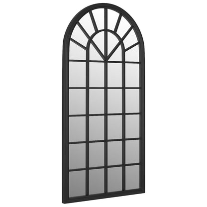 Specchio Nero 90x45 cm Ferro per Uso Interno