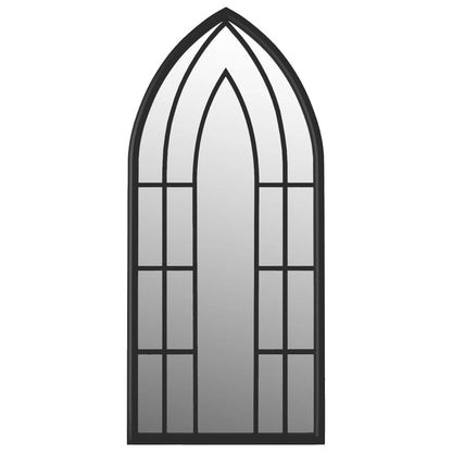 Specchio Nero 100x45 cm Ferro per Uso Interno