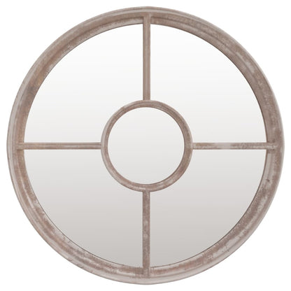 Specchio Sabbia 40x4 cm Ferro Rotondo per Uso Interno