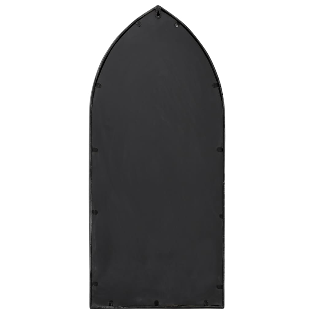 Specchio Nero 100x45 cm in Ferro per Uso Interno